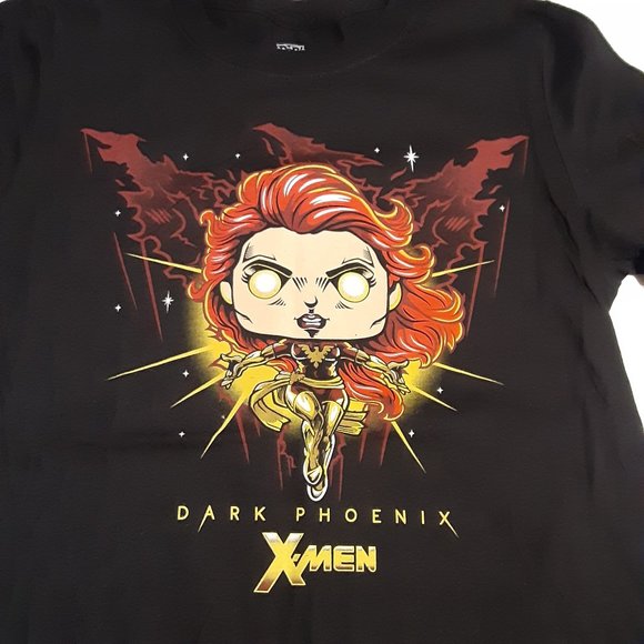 Pop! Tees Dark Phoenix XMEN SS T Shirt in Size S - Picture 1 of 4